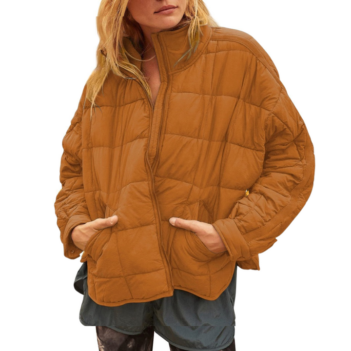 APRIL™ – Lightweight Compact Zip Puffer Jacket - Alurea & Co.