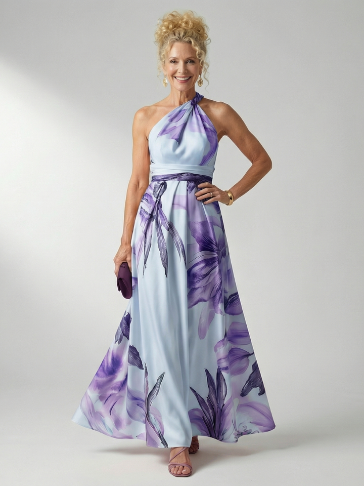Claire | Light Floral Maxi Dress