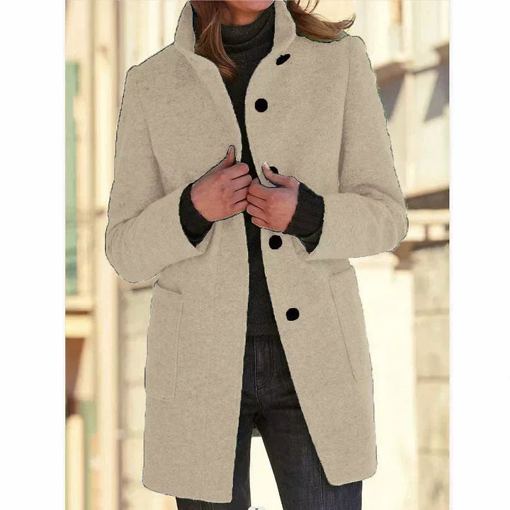 Janny | Sleek Windbreaker Coat - Alurea & Co.