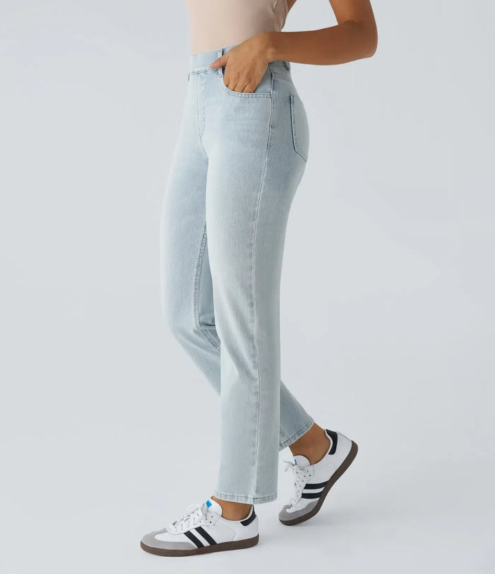 ComfortFit™ - Elastic and comfortable pants with high waist - Alurea & Co.