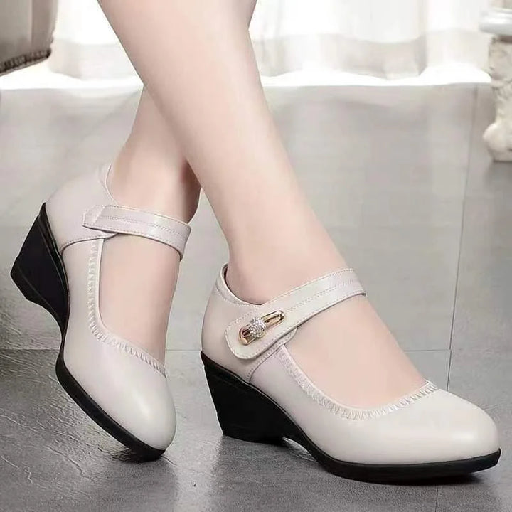 Lydia – Elegant Mid-Heel Comfort Shoes - Alurea & Co.