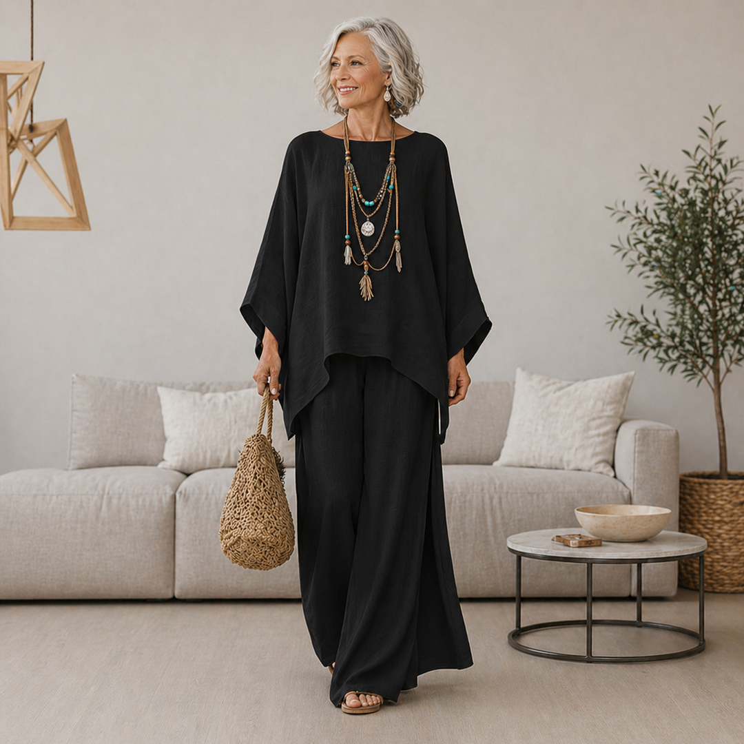 Celeste™ | Elegant Linen Two-Piece Set