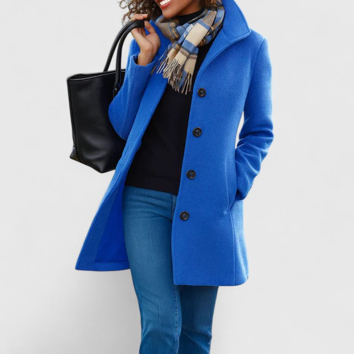 Jami | Classic Wool Blend Coat - Alurea & Co.