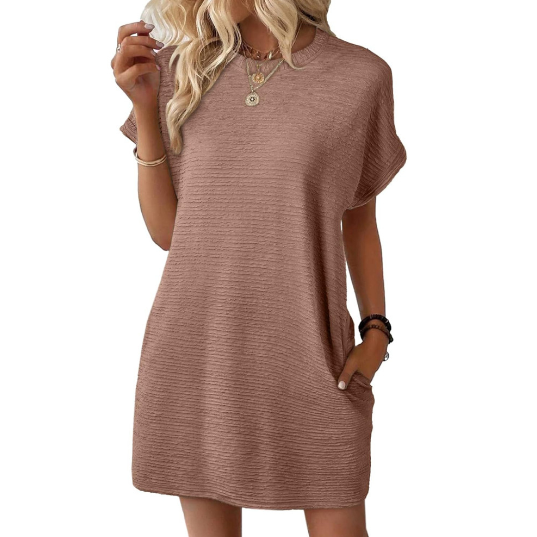 Eva | Casual Round Neck Summer Dress