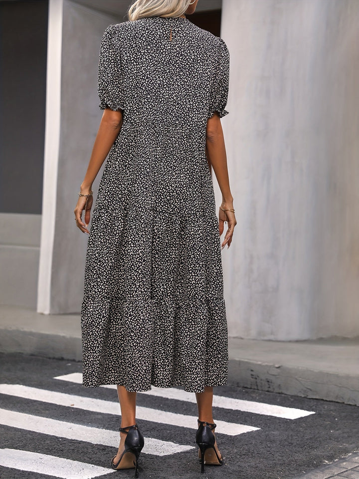 Juliette – Tiered Puff Sleeve Dress