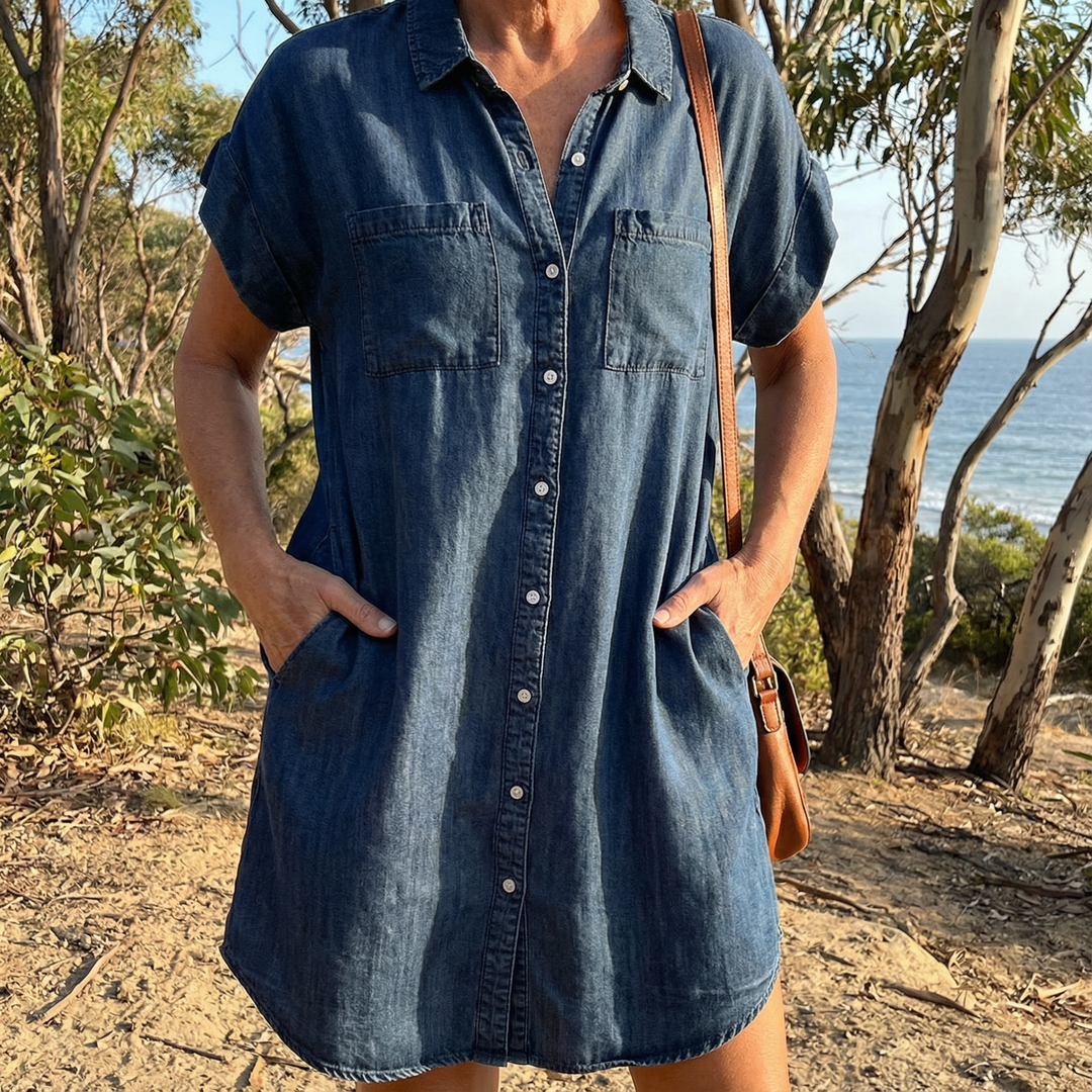 Nora - Casual Denim Dress