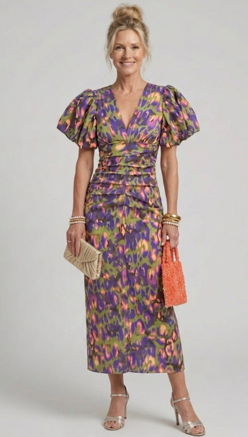 Eleanor | Dress with Puff Sleeves