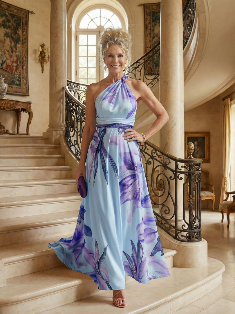 Claire | Light Floral Maxi Dress