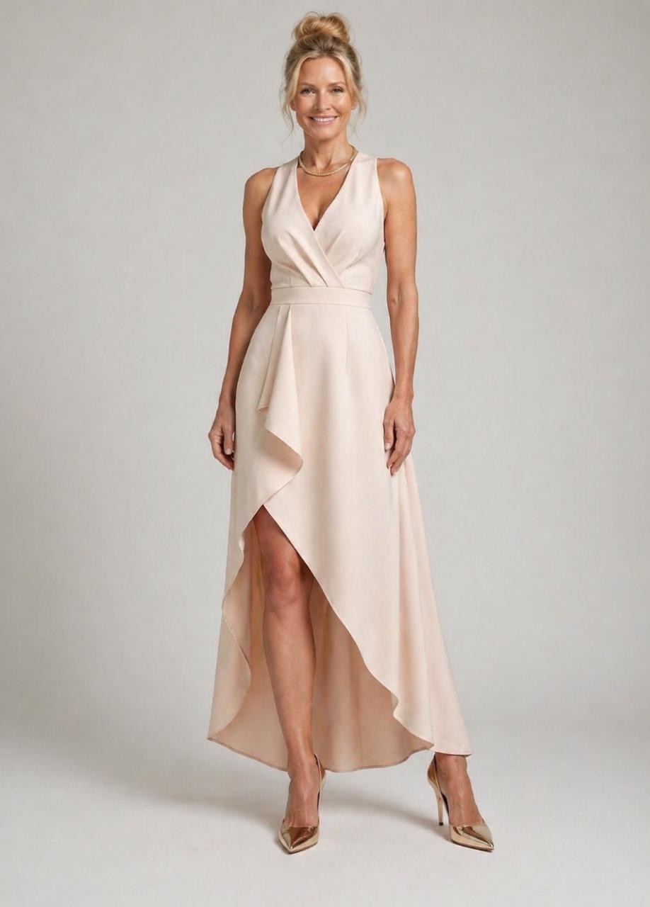Nora | Midi Wrap Dress with V-Neck