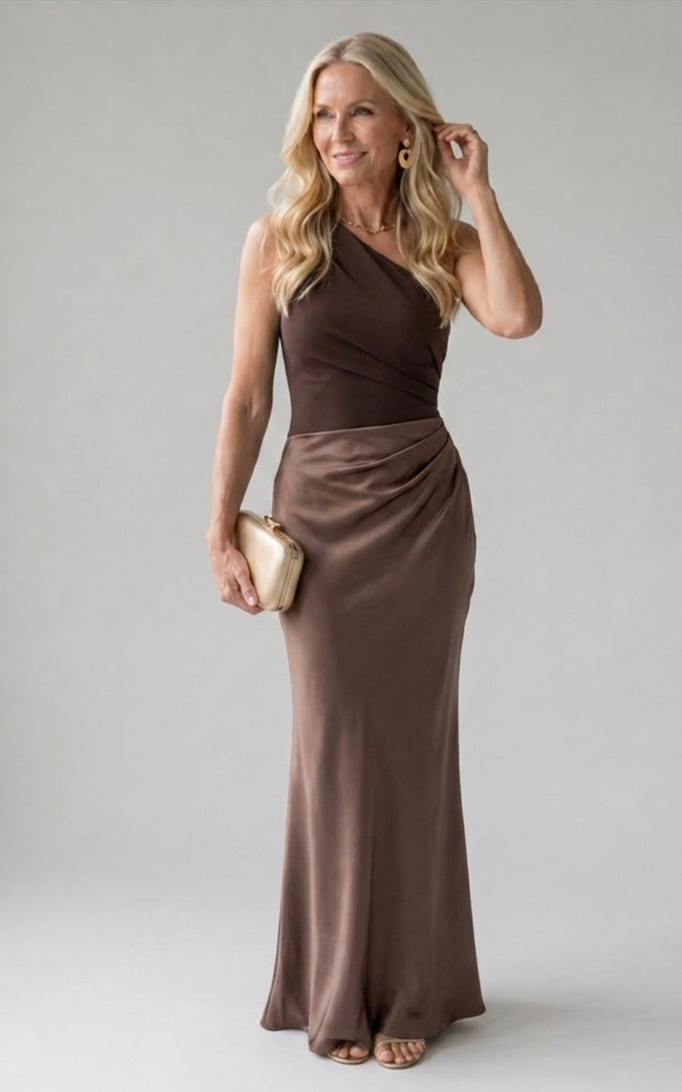 Morgan | Maxi Dress with a Guilt in Satin