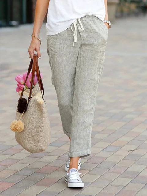 Isla - Linen Trousers
