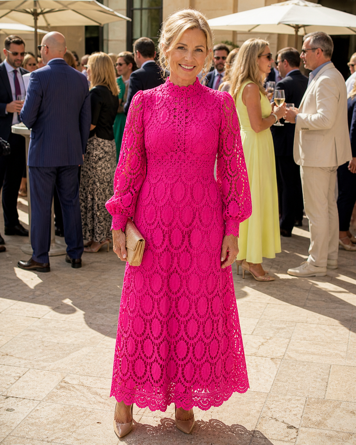 Penelope | Lace Midi Dress