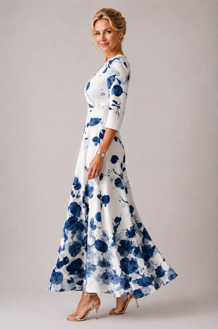 Lily | Chic Dress with Floral Print