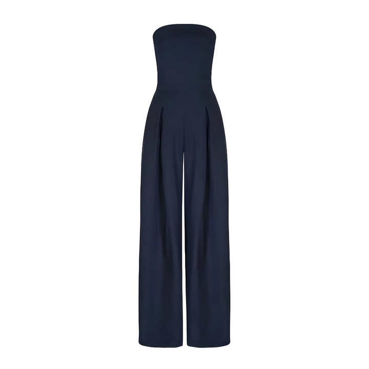 Ceria - Elegant strapless jumpsuit