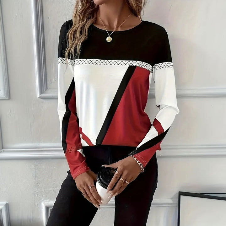 Christina | Stylish Long Sleeve Shirt - Alurea & Co.