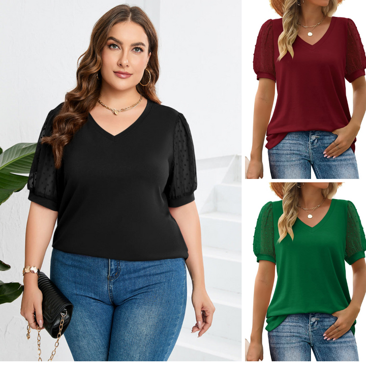 Viva – Elegant V-Neck Top