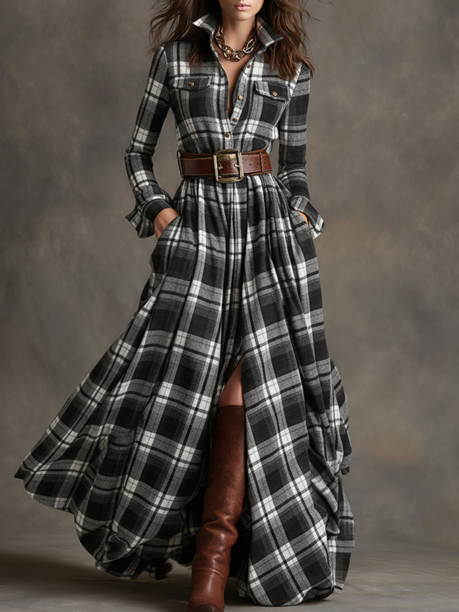 Mireline - Classic Button-Up Shirt Dress - Alurea & Co.