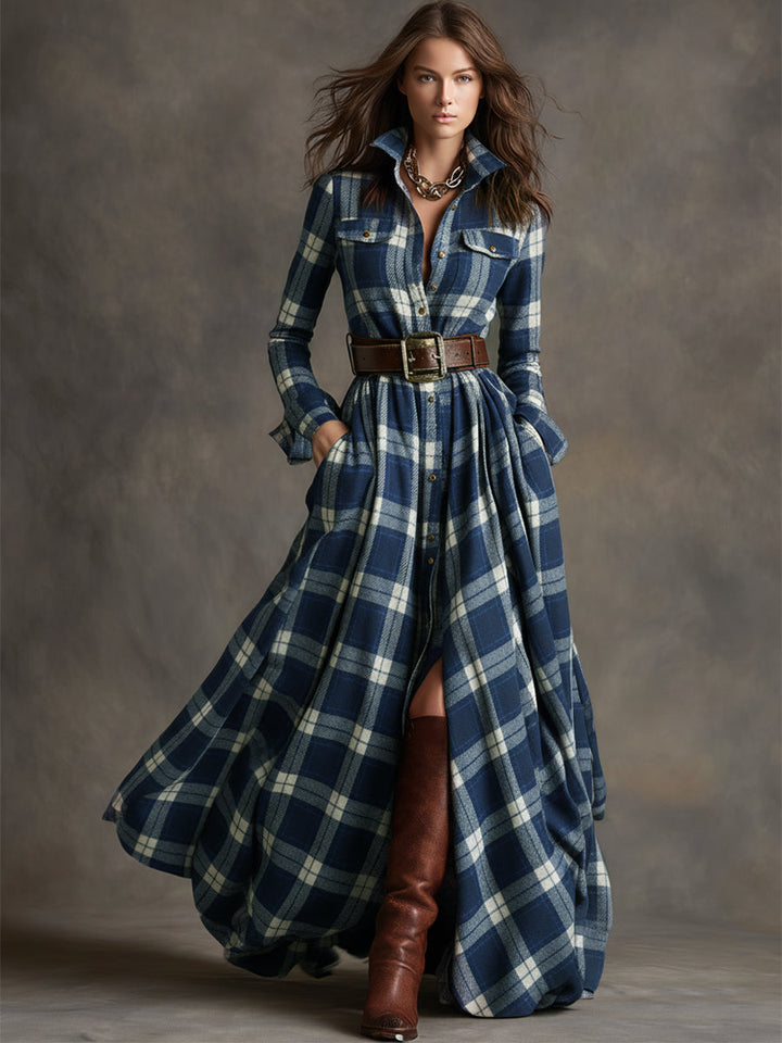 Mireline - Classic Button-Up Shirt Dress - Alurea & Co.