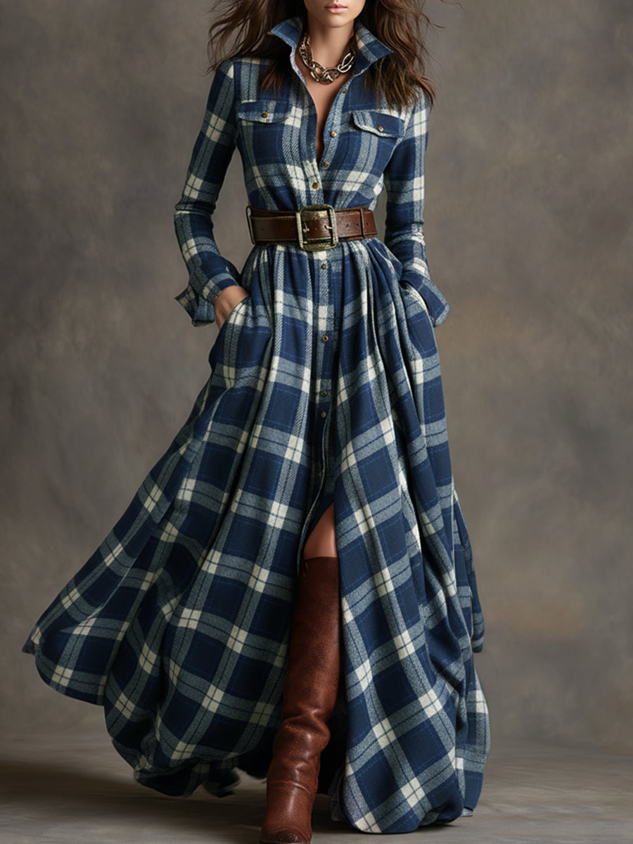 Mireline - Classic Button-Up Shirt Dress - Alurea & Co.