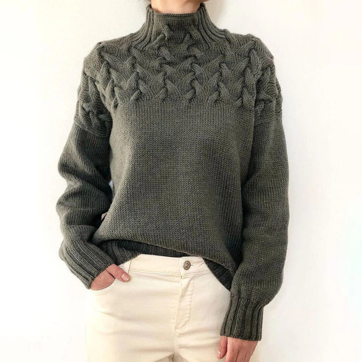 Elena | Warm Knitted Turtleneck - Alurea & Co.