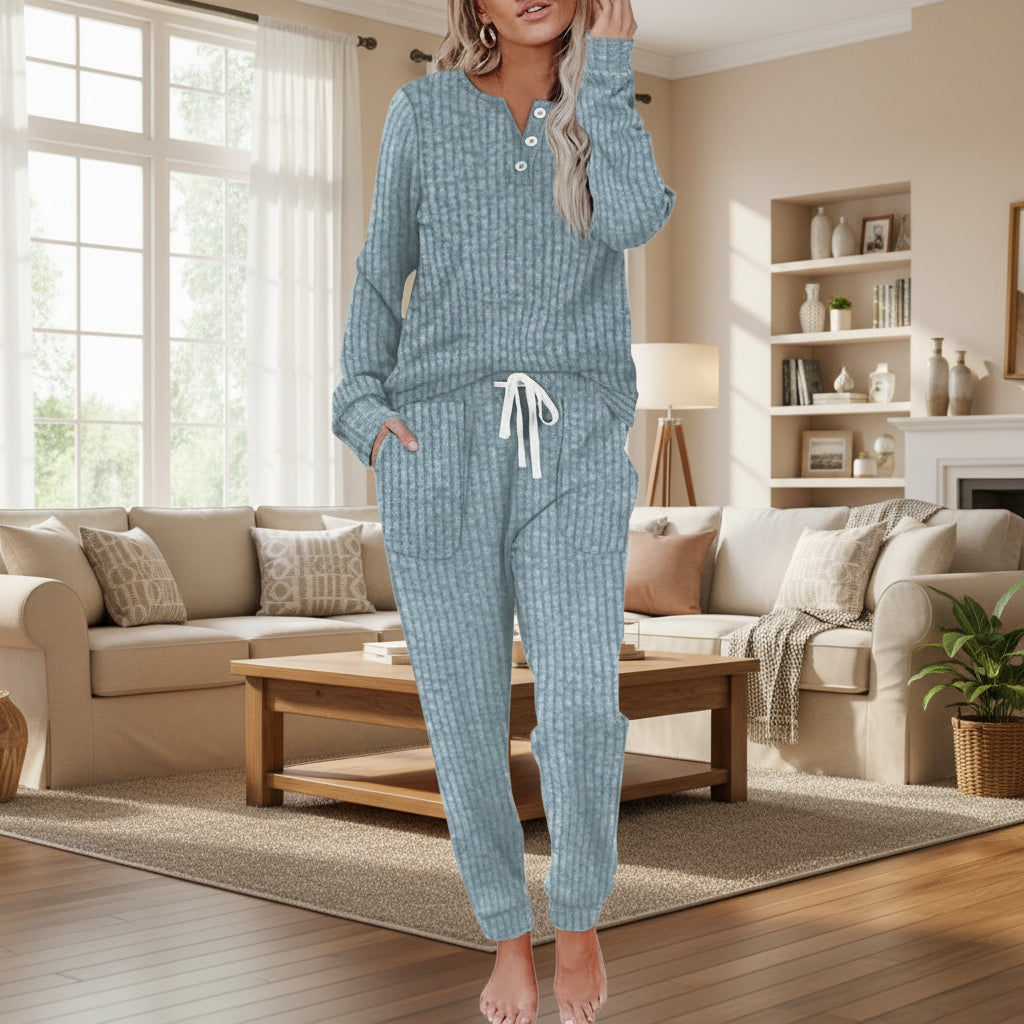 Brenda – Cozy Two Piece Loungewear Set - Alurea & Co.