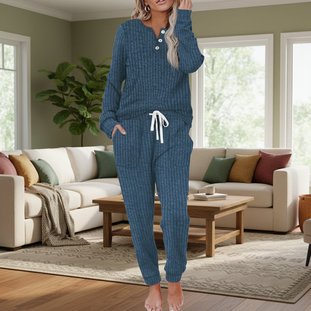 Brenda – Cozy Two Piece Loungewear Set - Alurea & Co.