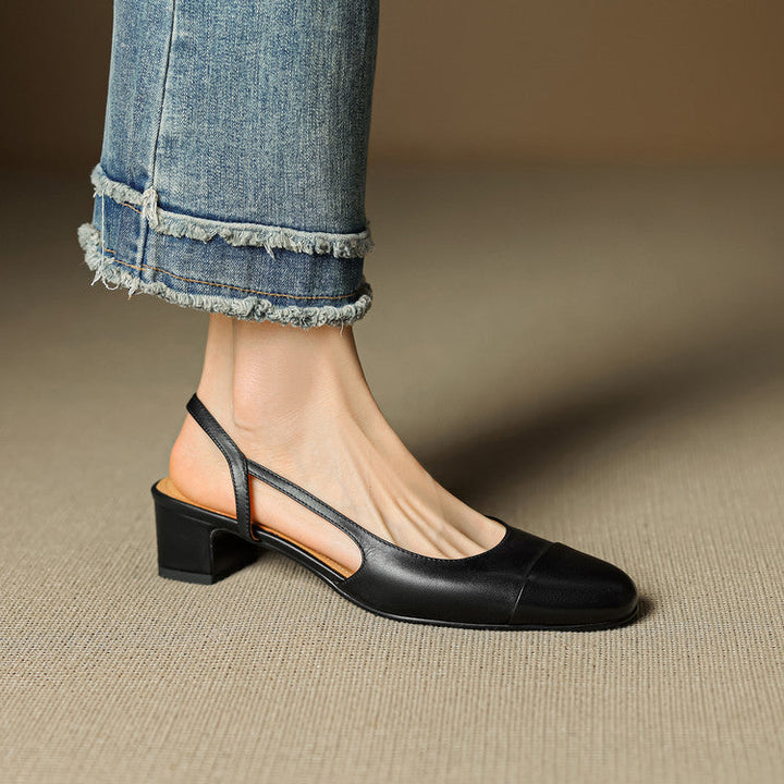 Reyna Genuine Leather Pumps - Alurea & Co.