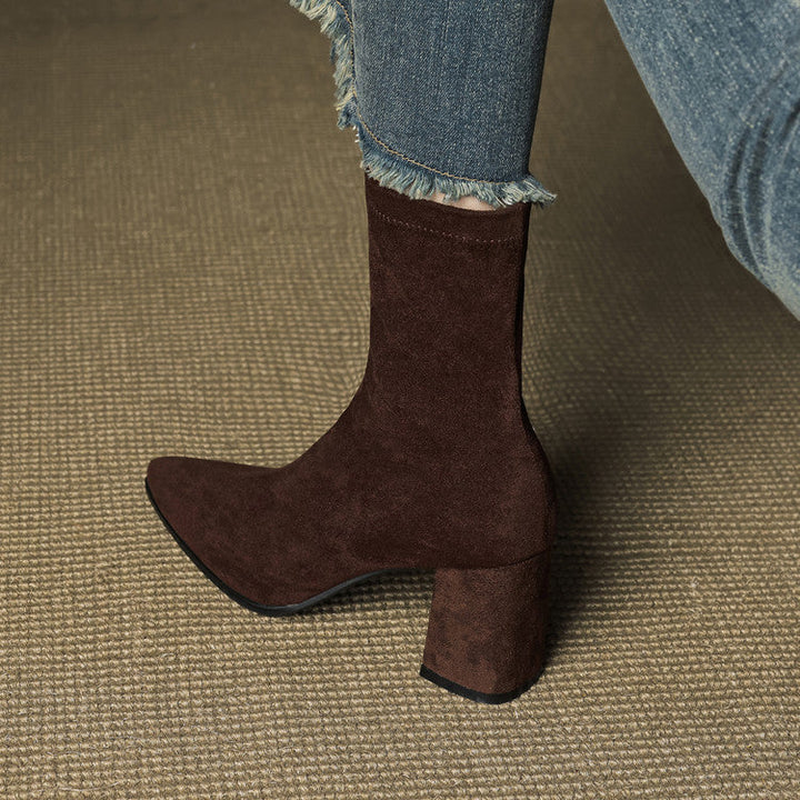 Tylia Genuine Suede Boots - Alurea & Co.