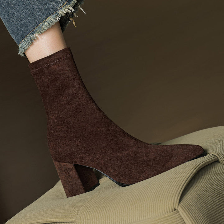 Tylia Genuine Suede Boots - Alurea & Co.