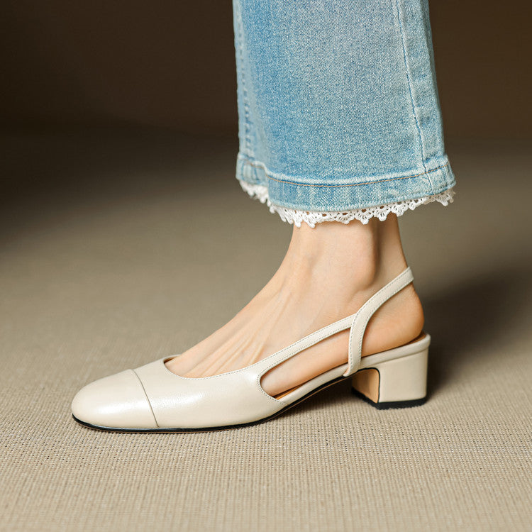 Reyna Genuine Leather Pumps - Alurea & Co.