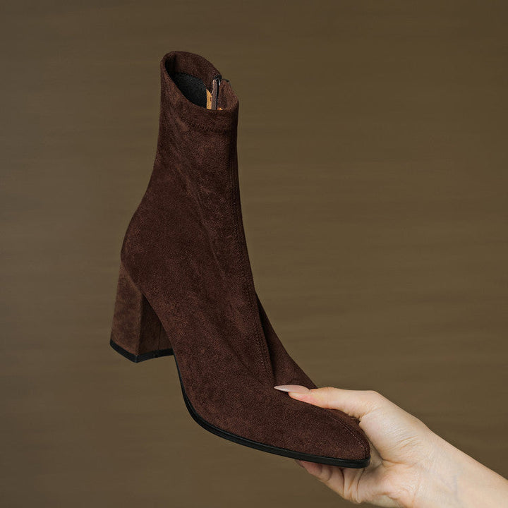 Tylia Genuine Suede Boots - Alurea & Co.