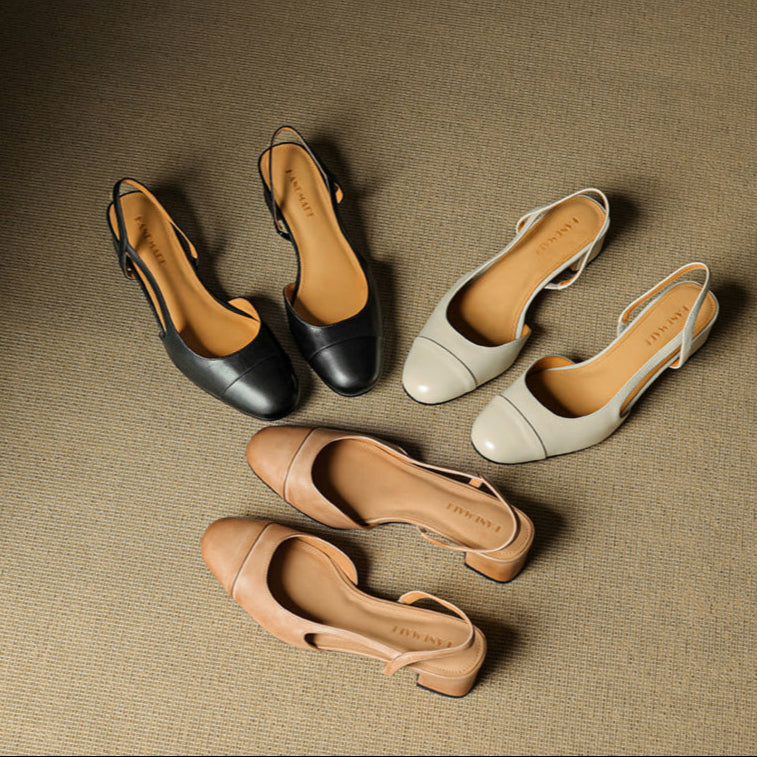 Reyna Genuine Leather Pumps - Alurea & Co.