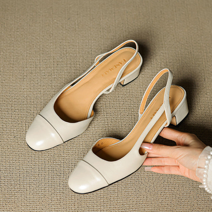 Reyna Genuine Leather Pumps - Alurea & Co.