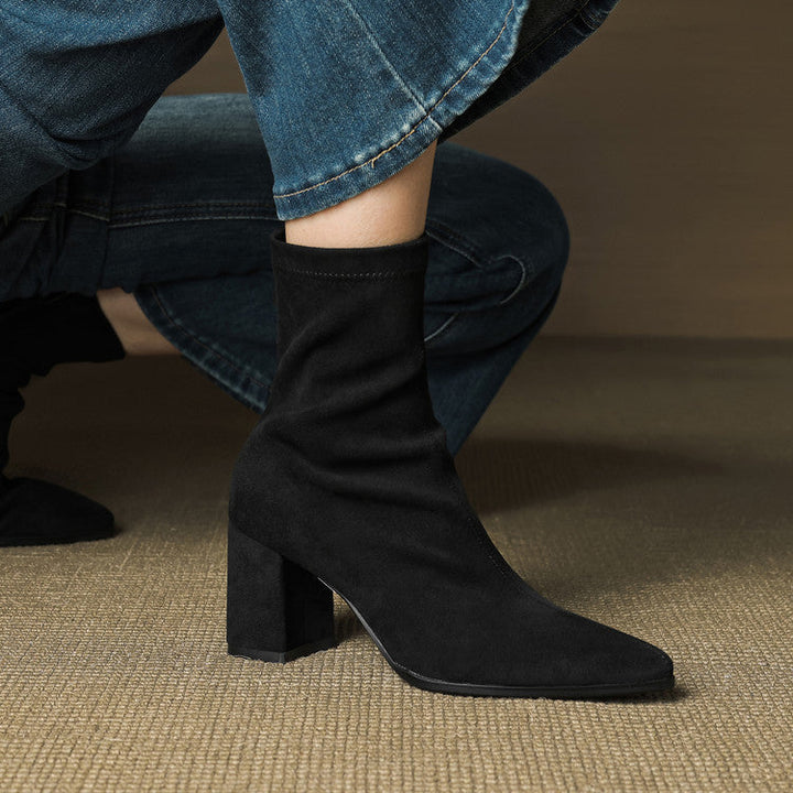 Tylia Genuine Suede Boots - Alurea & Co.