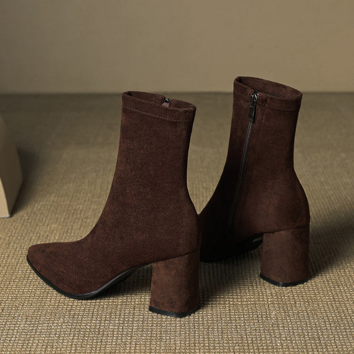 Tylia Genuine Suede Boots - Alurea & Co.