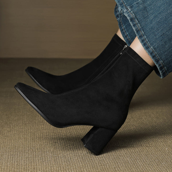 Tylia Genuine Suede Boots - Alurea & Co.