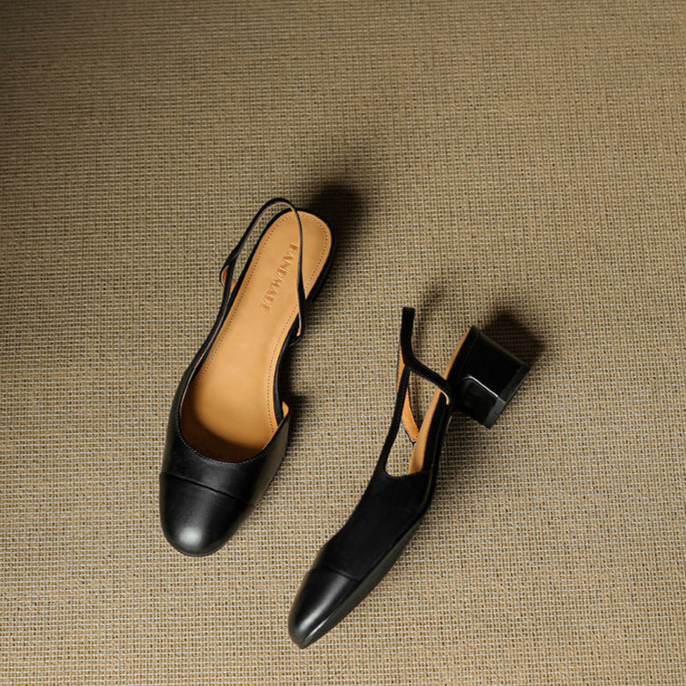 Reyna Genuine Leather Pumps - Alurea & Co.