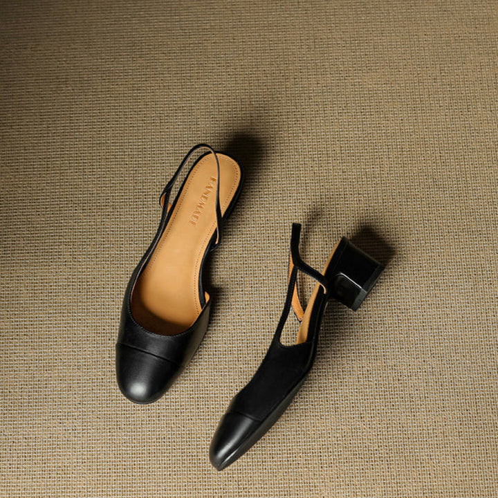 Reyna Genuine Leather Pumps - Alurea & Co.