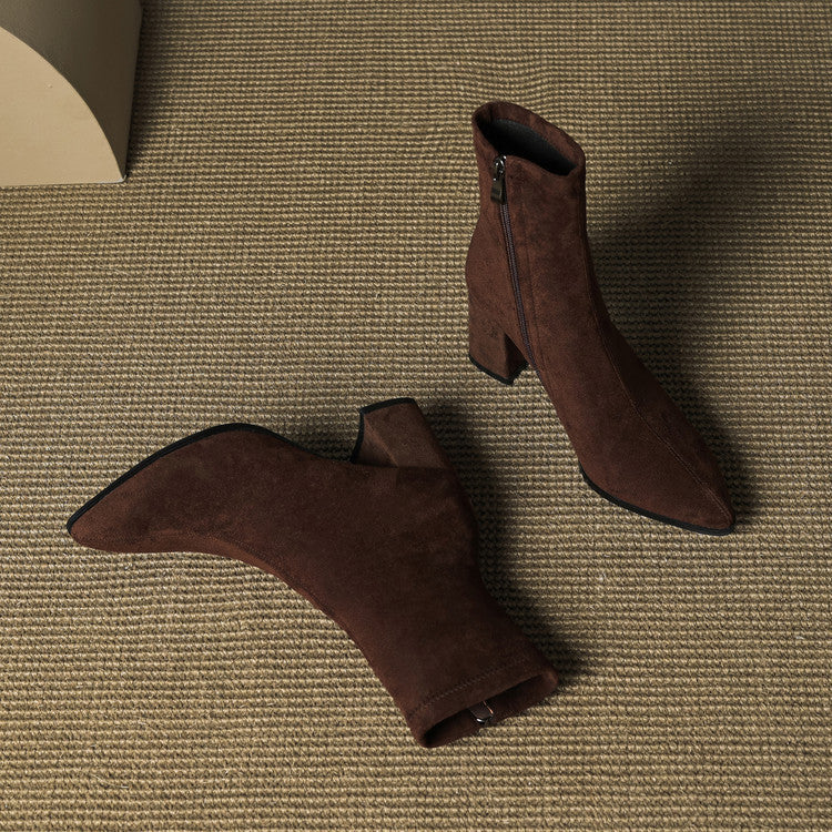 Tylia Genuine Suede Boots - Alurea & Co.