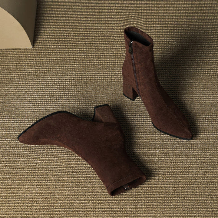 Tylia Genuine Suede Boots - Alurea & Co.