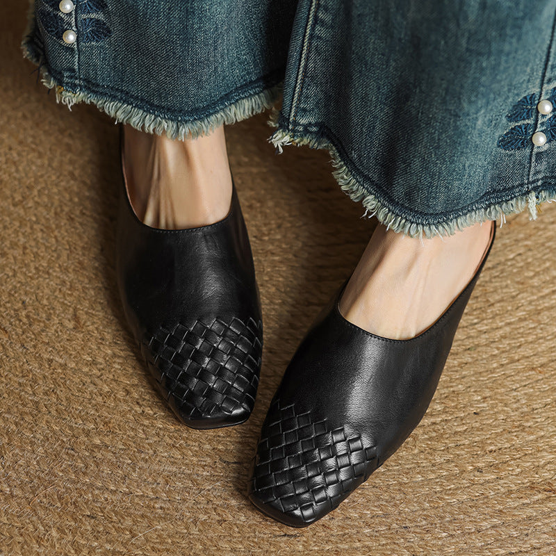 Helma Genuine Leather Mules - Alurea & Co.