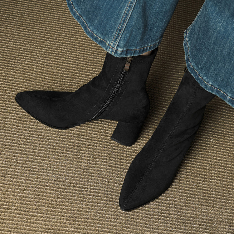Tylia Genuine Suede Boots - Alurea & Co.