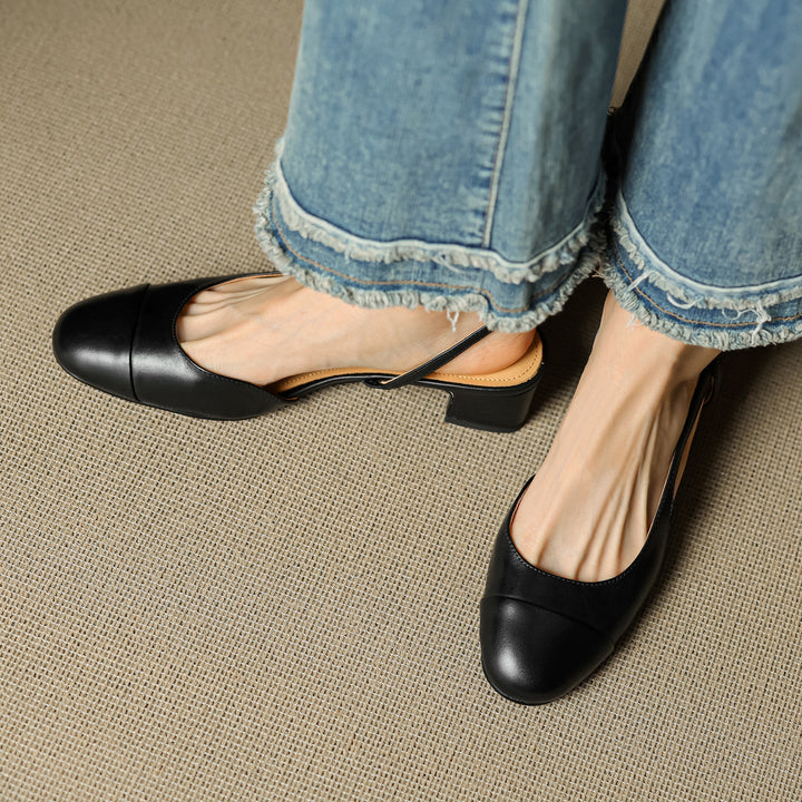 Reyna Genuine Leather Pumps - Alurea & Co.
