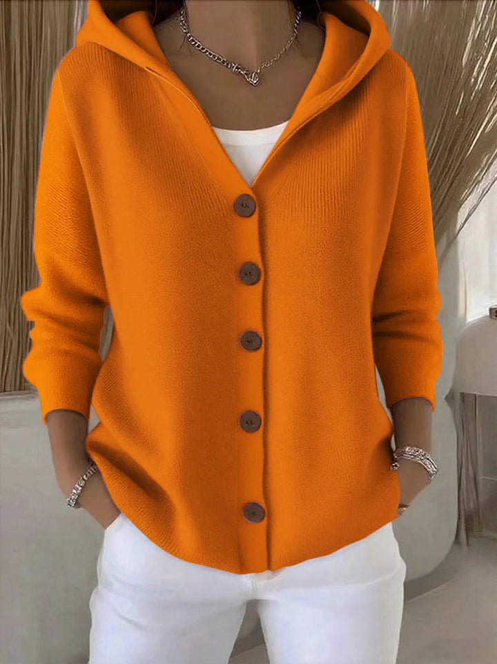 Zoé | Soft Hooded Knit Cardigan - Alurea & Co.