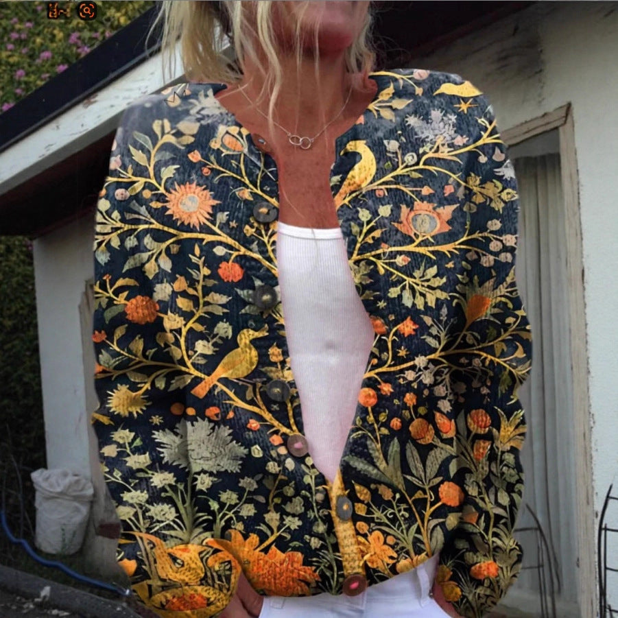 Chloe | Vintage Floral Cardigan Sweater - Alurea & Co.