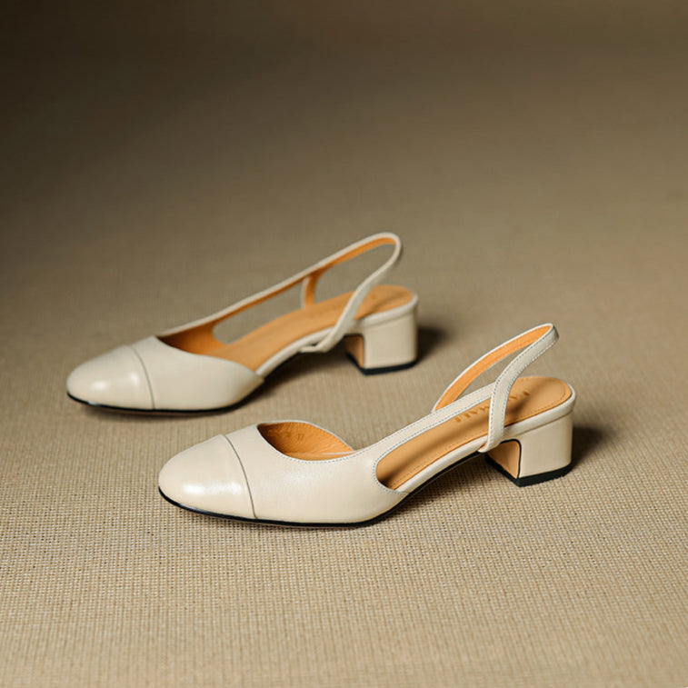 Reyna Genuine Leather Pumps - Alurea & Co.