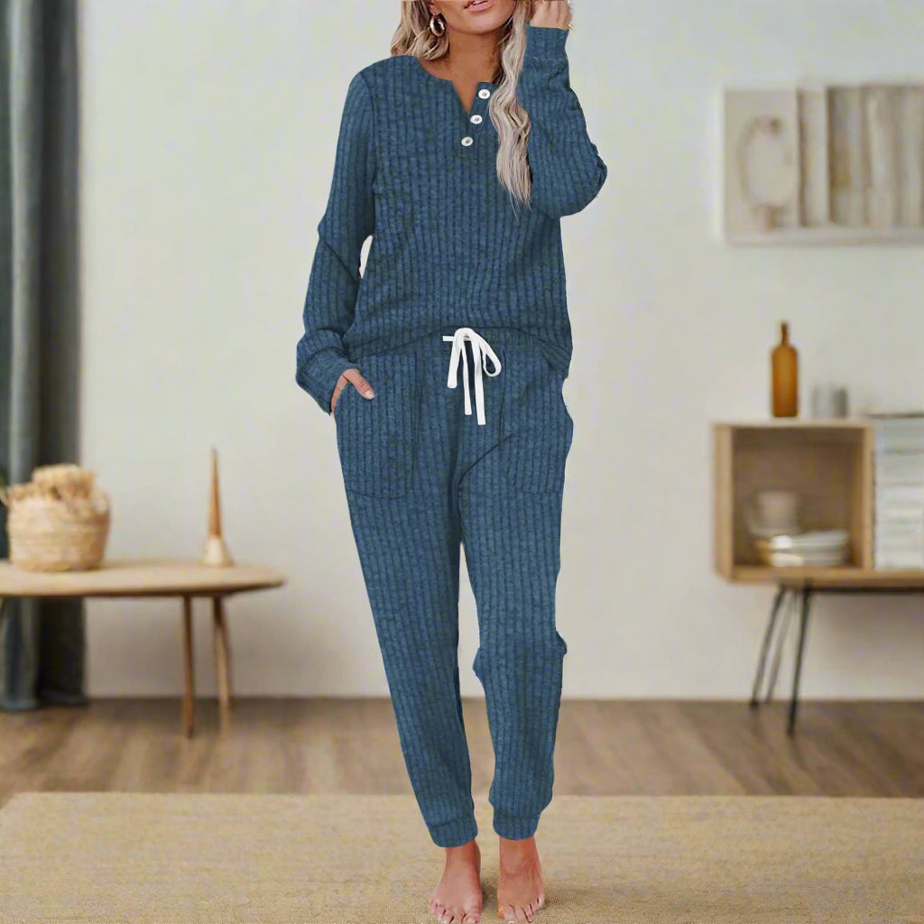 Brenda – Cozy Two Piece Loungewear Set - Alurea & Co.