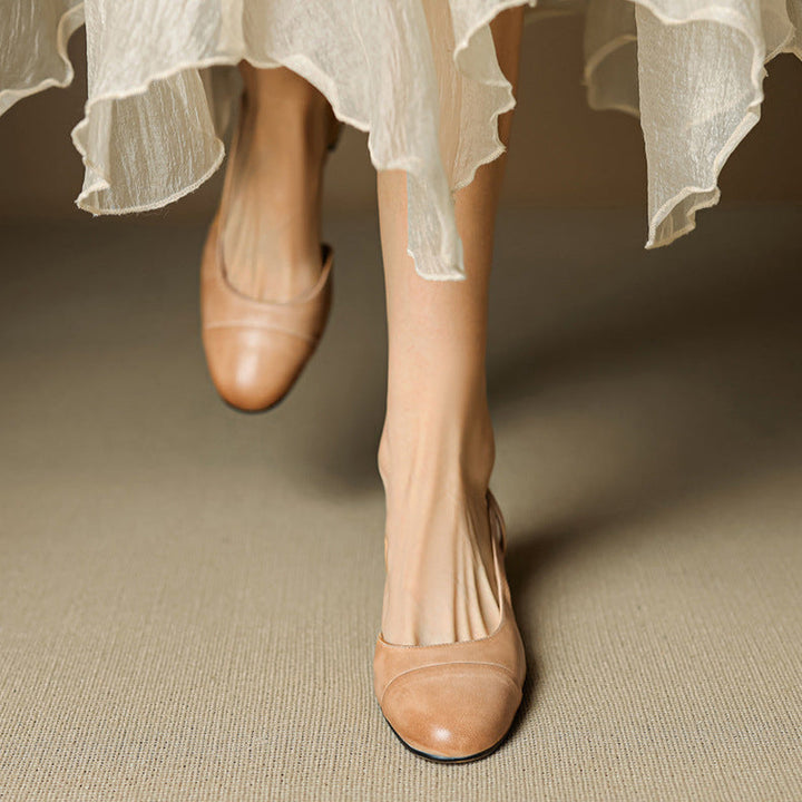 Reyna Genuine Leather Pumps - Alurea & Co.