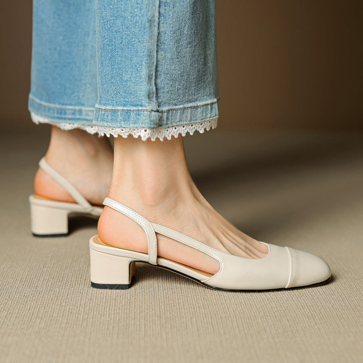 Reyna Genuine Leather Pumps - Alurea & Co.
