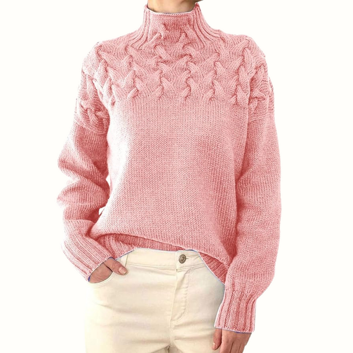 Elena | Warm Knitted Turtleneck - Alurea & Co.